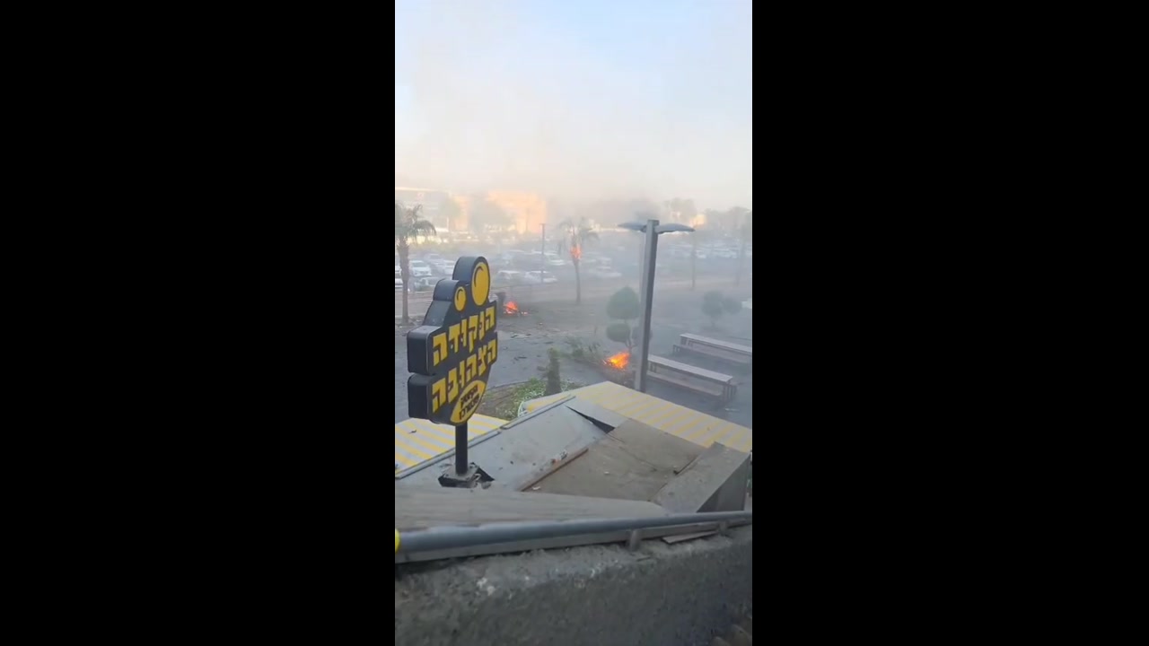 [Video] Houthi drone impacts Eilat, injuring four including one seriously