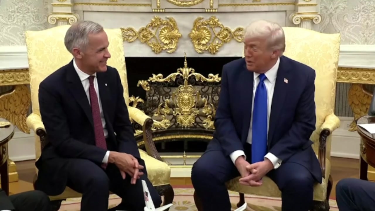 [Video] Trump praises Canada's Mark Carney as 'world-class leader'
