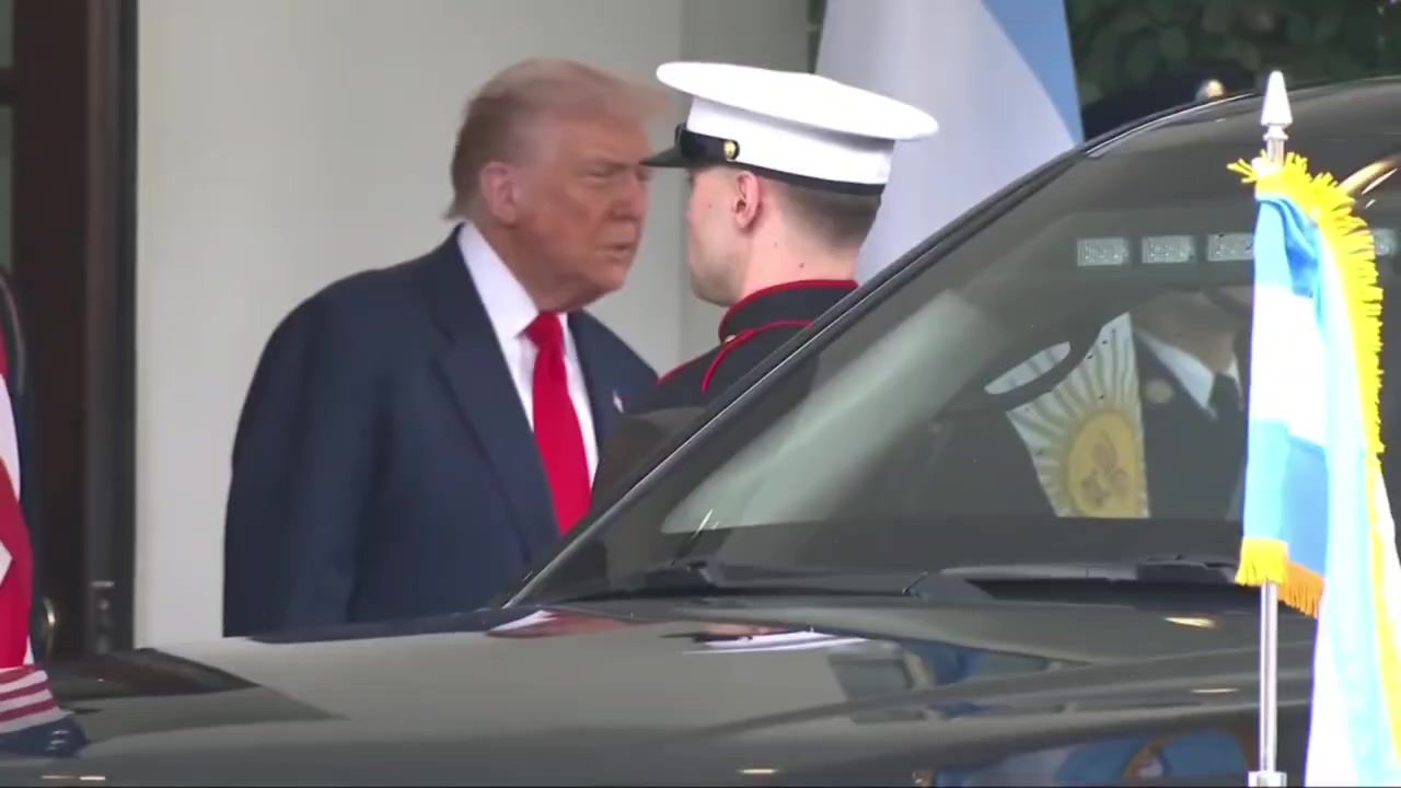 [Video] US President Donald Trump welcomes Argentine President Javier Millei