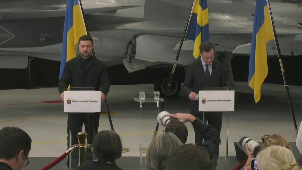 [Video] Sweden and Ukraine sign letter of intent for 100–150 Gripen E jets