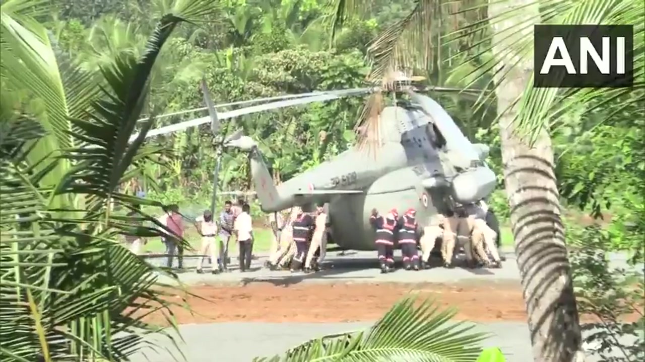 [Video] Helicopter carrying Indian President Droupadi Murmu gets stuck in concrete