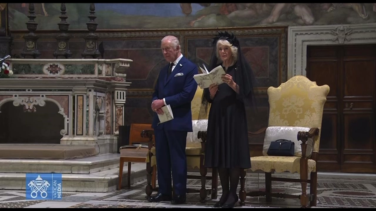 [Video] King Charles prays with Pope Leo XIV, first time since Reformation