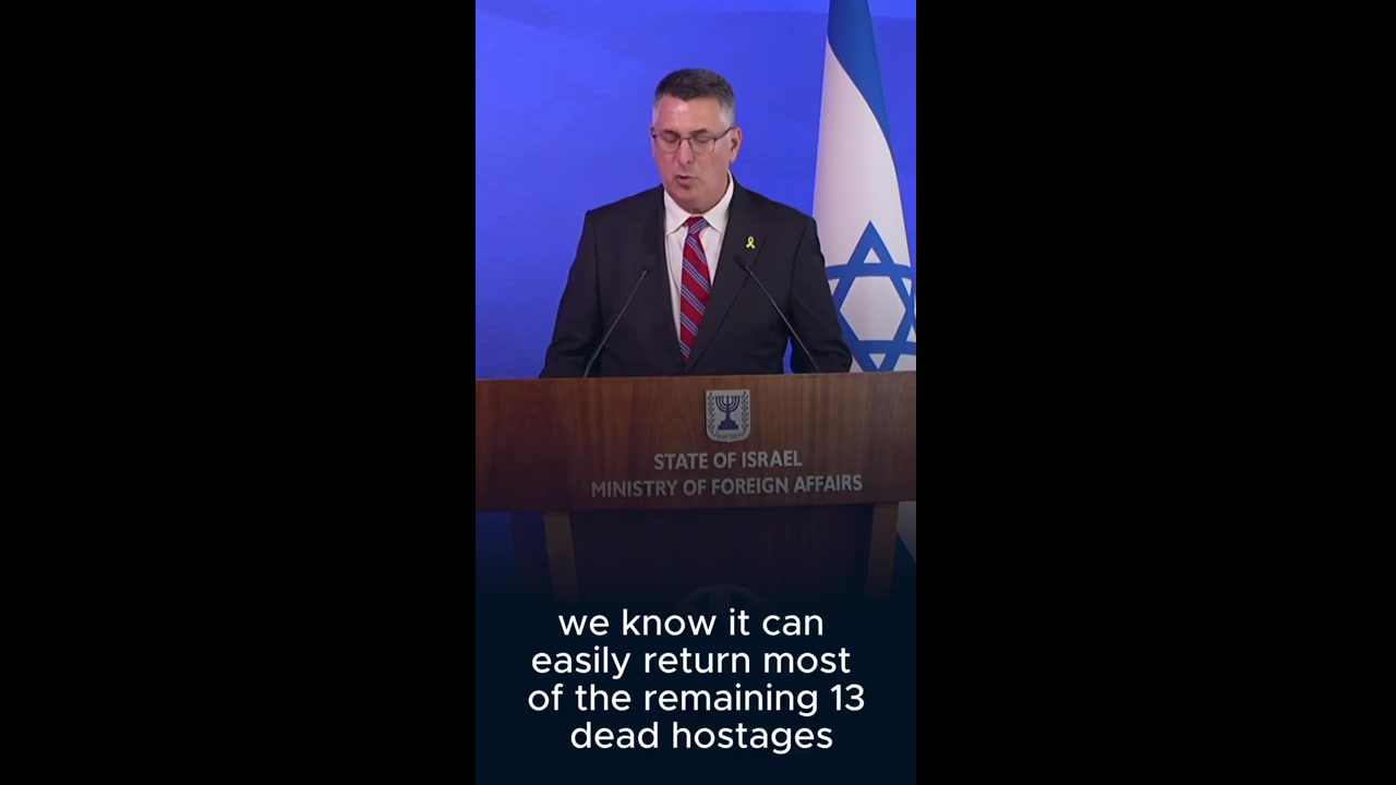 [Video] Israel demands Hamas lay down arms, cites core of Trump plan