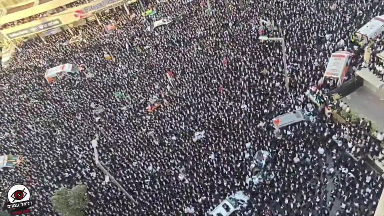 [Video] Hundreds of thousands of ultra-Orthodox Jews rally in Jerusalem