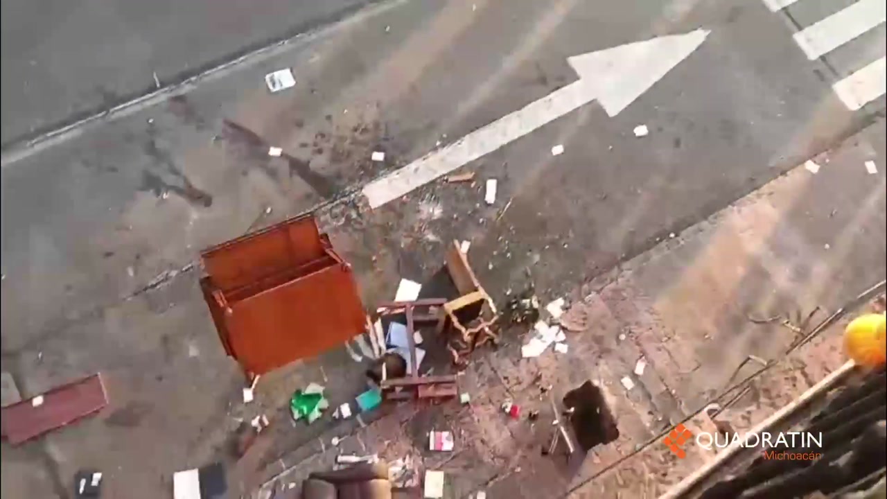 [Video] Anti-Government protests erupt in Michoacán after mayor's assassination