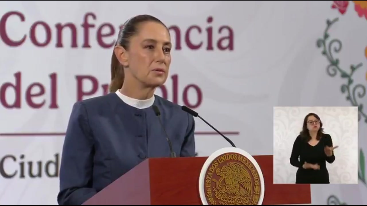 [Video] Mexico's President Sheinbaum defends 'hugs, not bullets' policy after mayor's murder