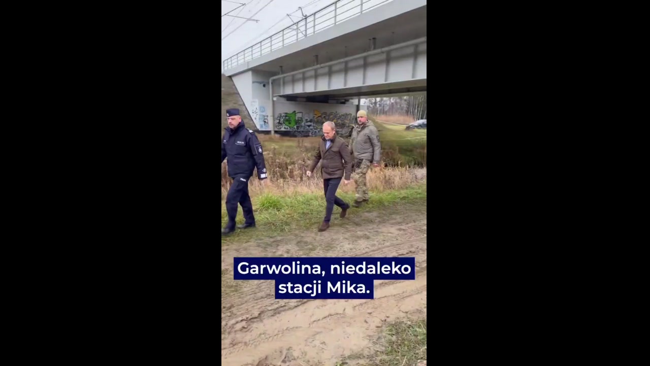 [Video] Polish PM Tusk calls railway explosion an 'unprecedented act of sabotage'