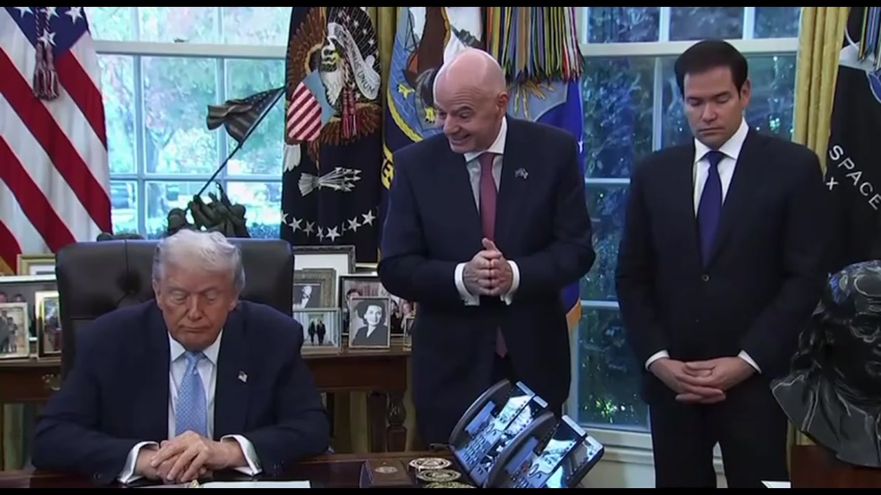 [Video] Trump and FIFA president announce 'FIFA PASS' for fast-tracked U.S. visas