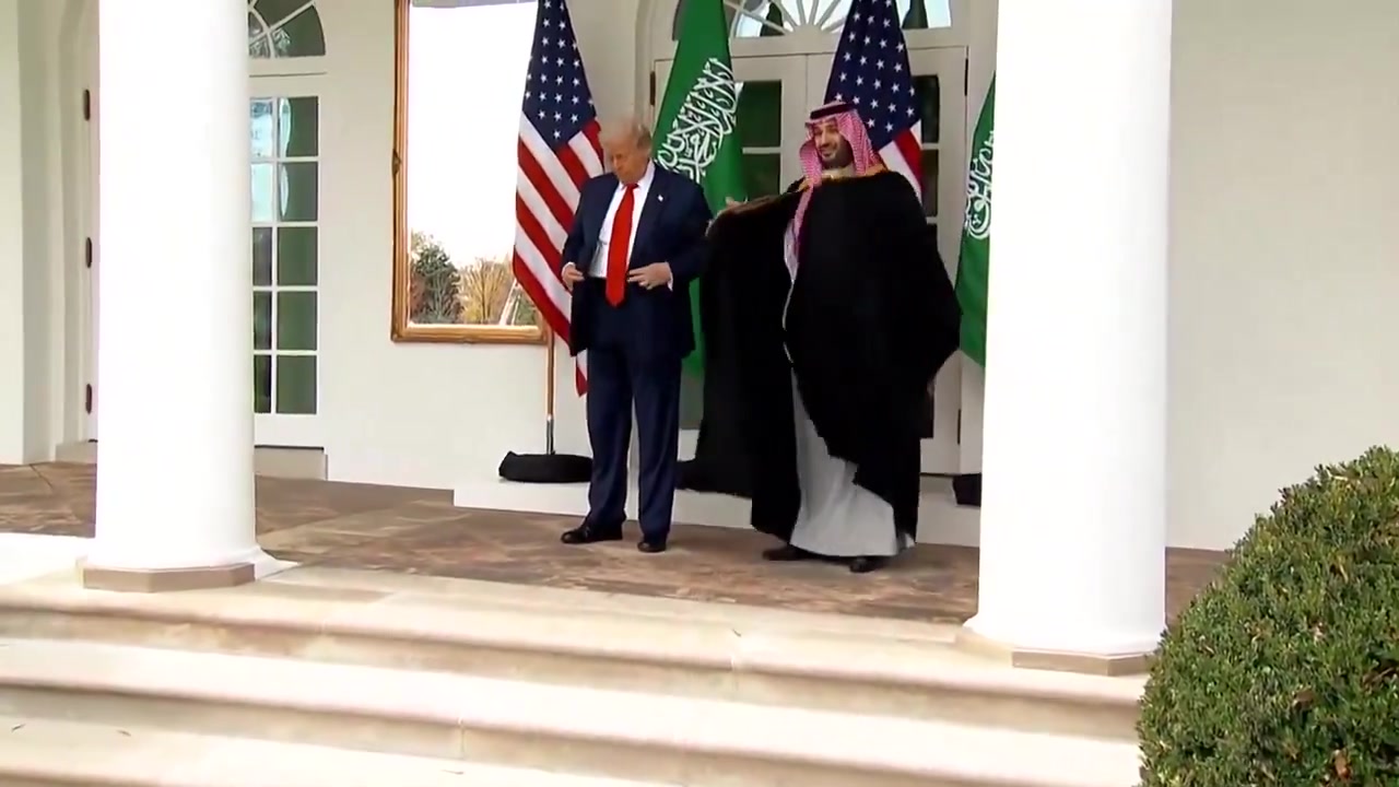 [Video] US President Donald Trump meets Saudi Crown Prince Mohammed bin Salman