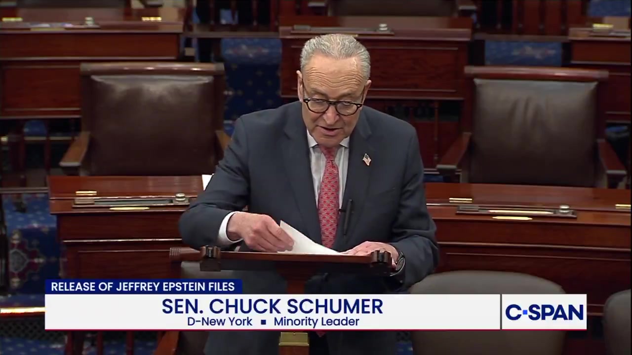 [Video] US Senate approves Epstein Files Transparency Act after House vote