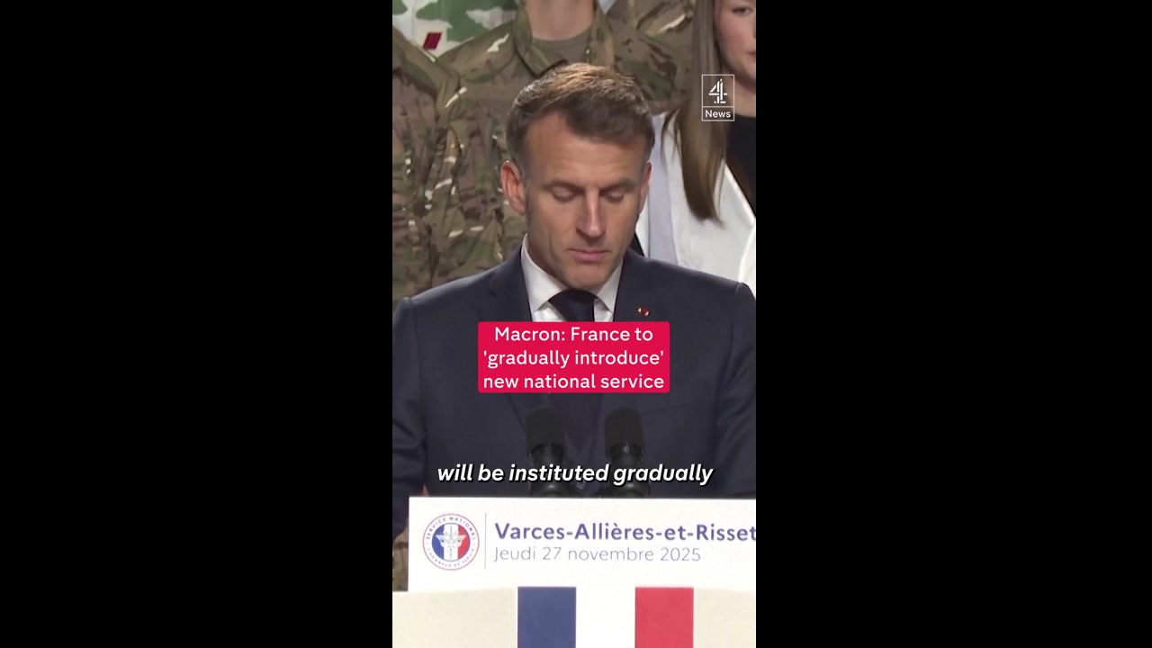 [Video] France introduces voluntary military service for 18 and 19-year-olds
