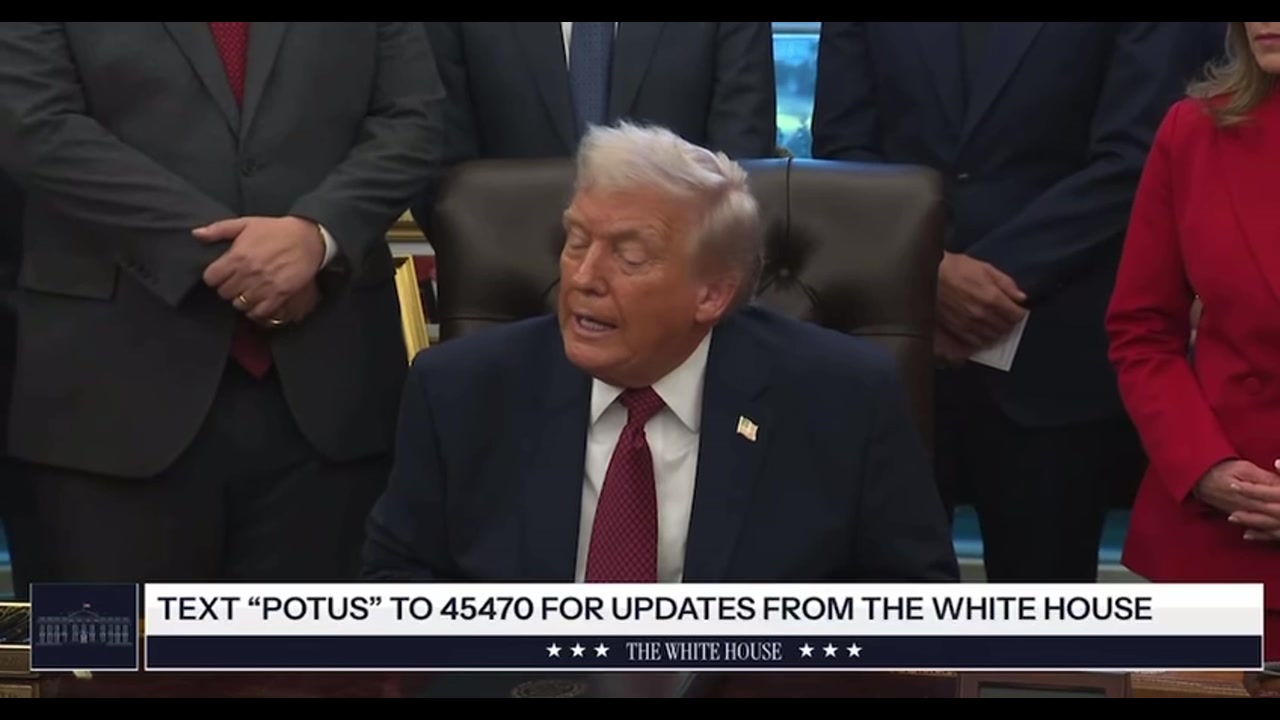 [Video] Trump claims Biden unaware of autopen signing, blames others for crime