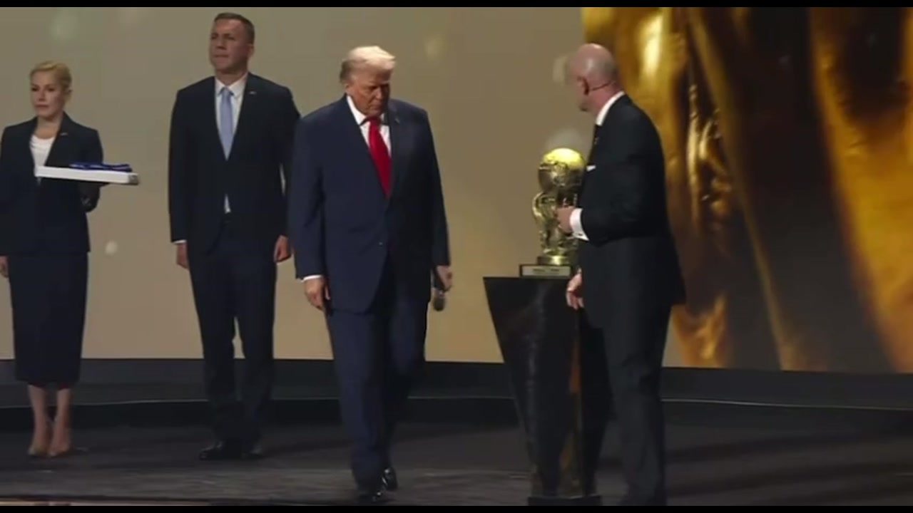 [Video] Trump awarded inaugural FIFA Peace Prize at 2026 World Cup draw