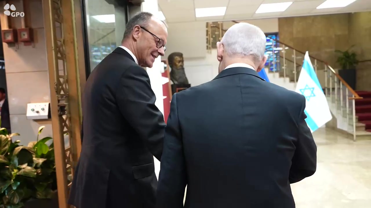 [Video] German Chancellor meets with Prime Minister Netanyahu in Jerusalem