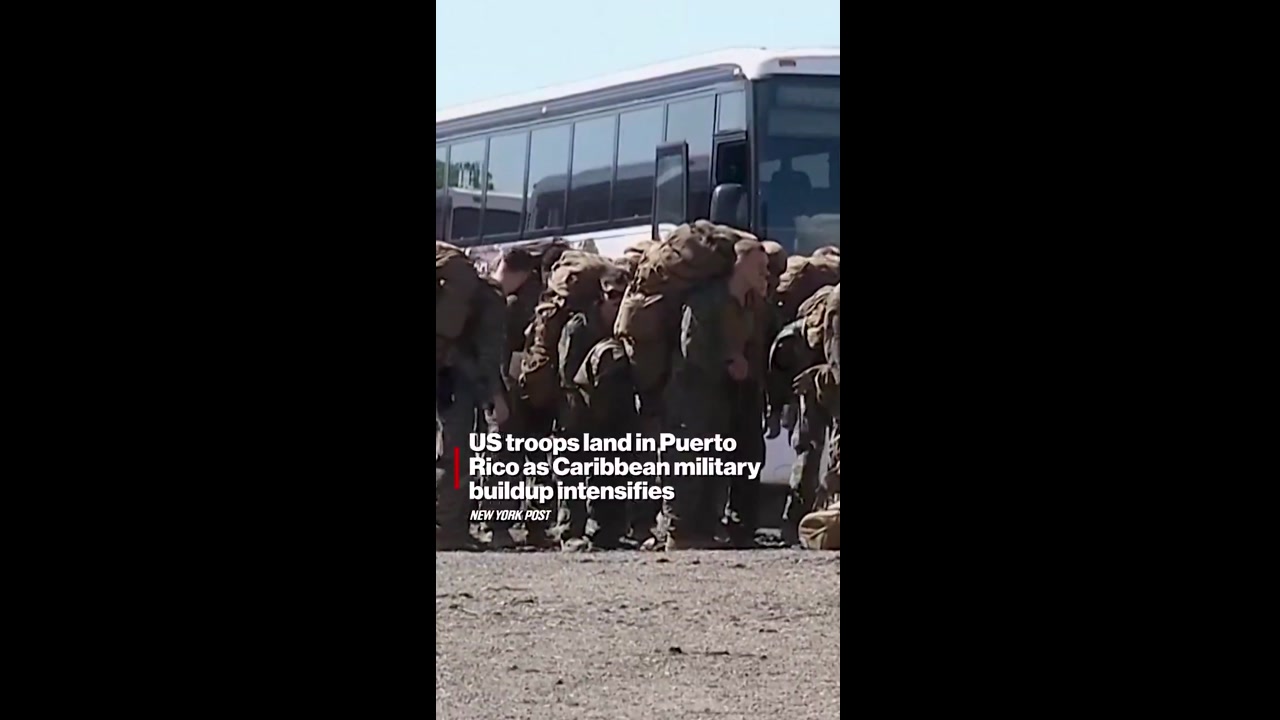[Video] U.S. troops land in Puerto Rico amid Caribbean military buildup