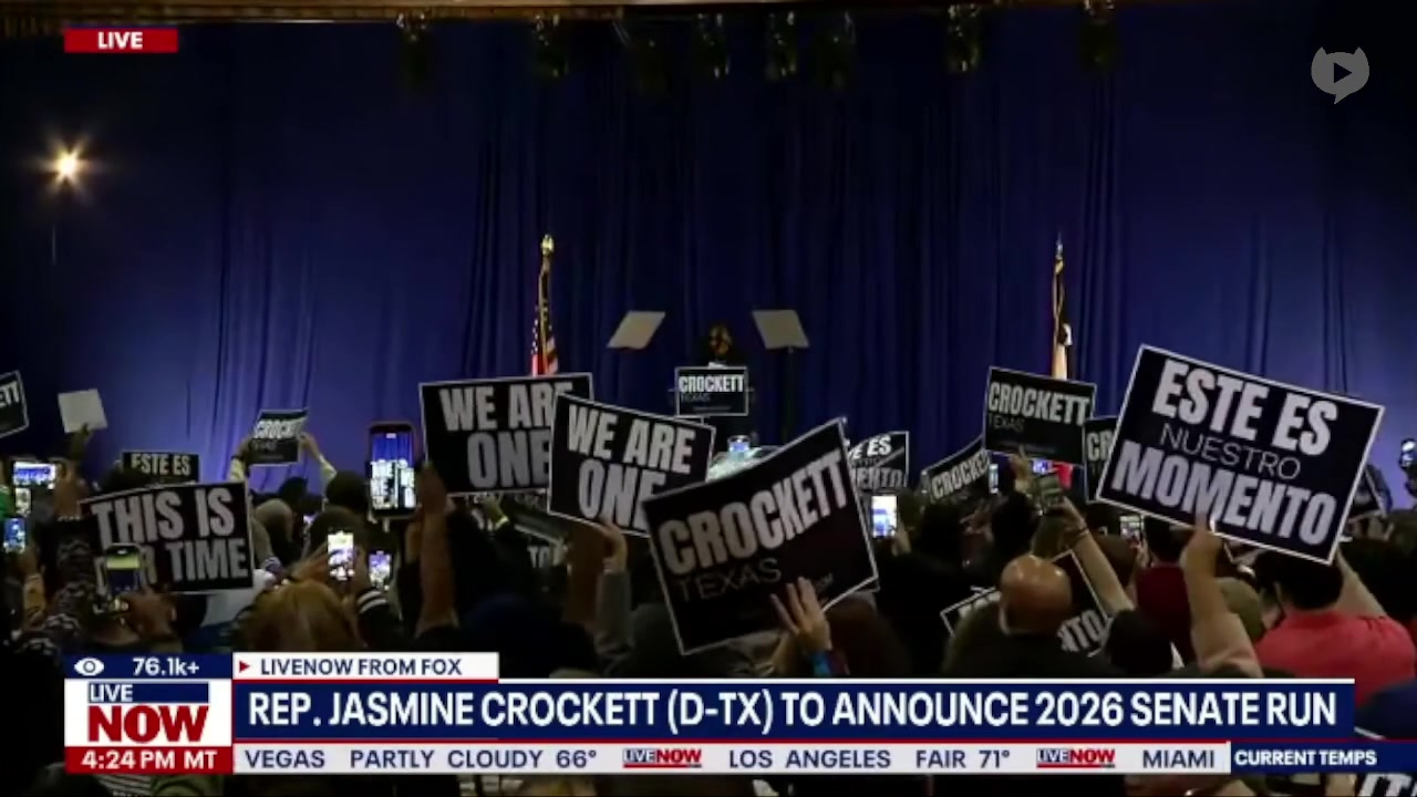[Video] Jasmine Crockett announces run for U.S. Senate