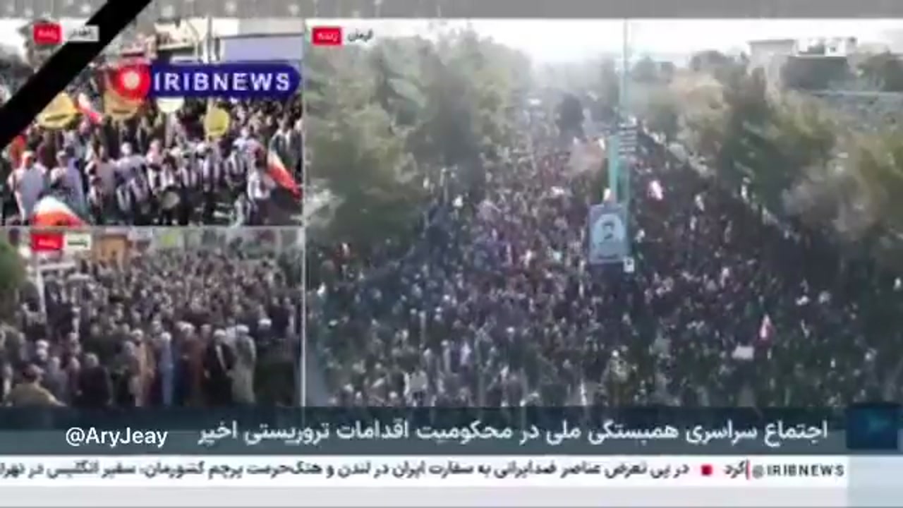 [Video] Pro-regime marches and protests against U.S. intervention in Iran