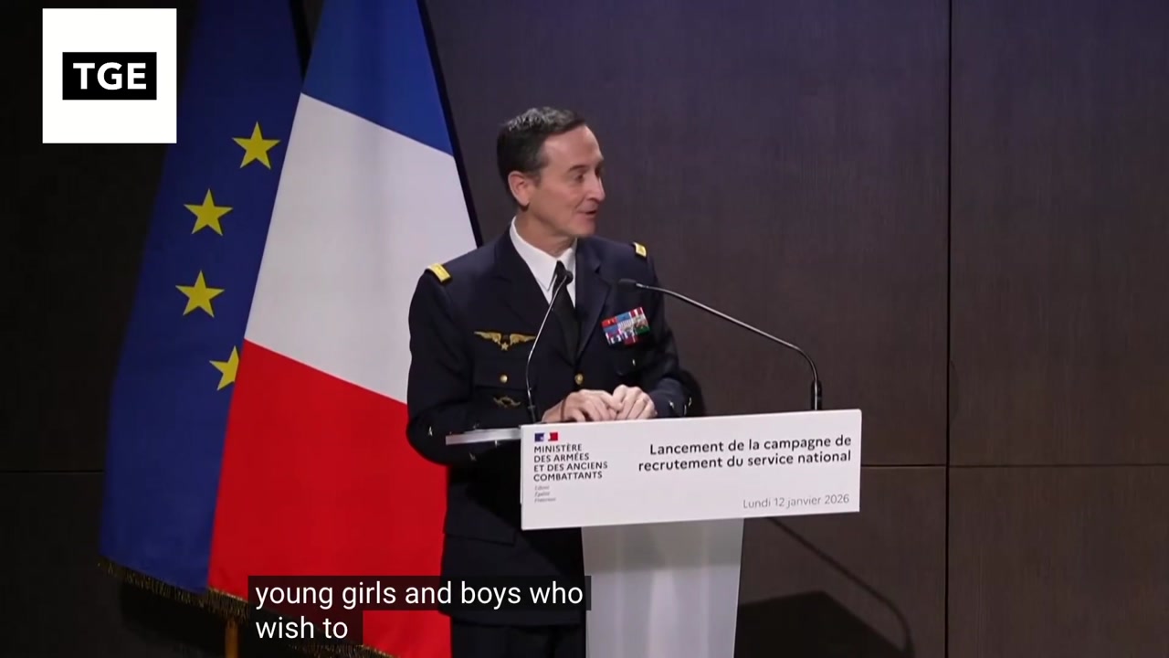 [Video] France opens applications for 10-month national service for youth